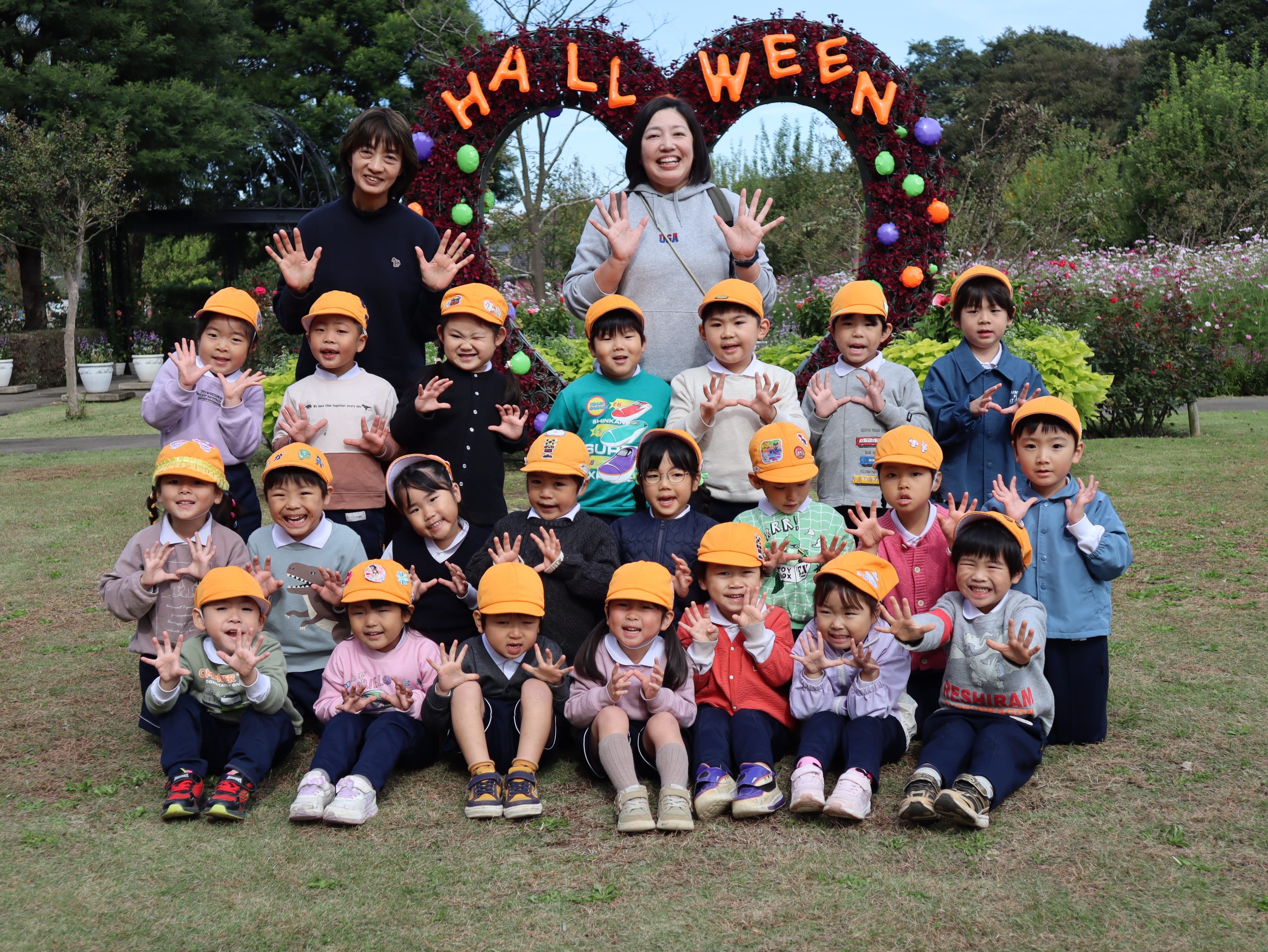 保護中: 年中組園外保育